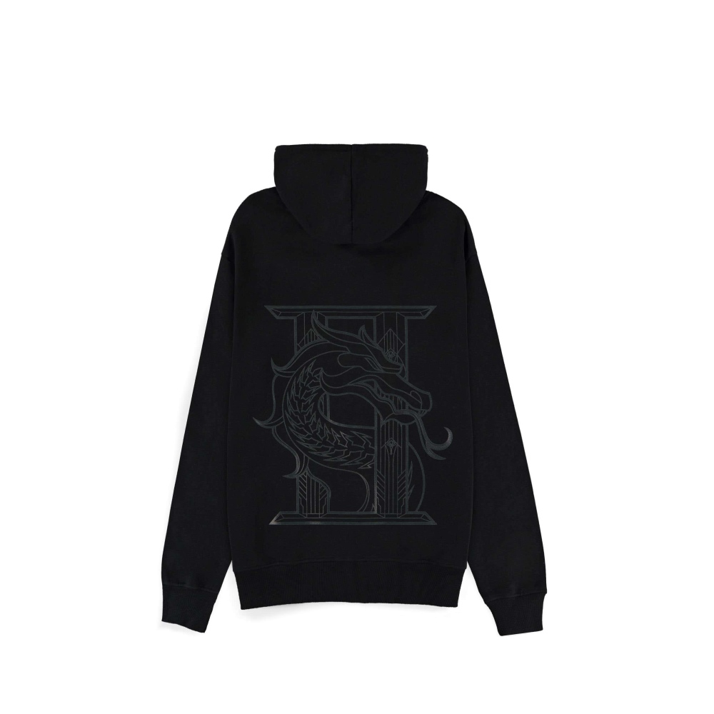 Mortal Kombat 2 - Dragon Veste zip à capuche - Noir